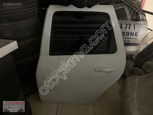 2010/2016 DACIA DUSTER BEYAZ SOL ARKA KAPI ORJINAL HATASIZ B