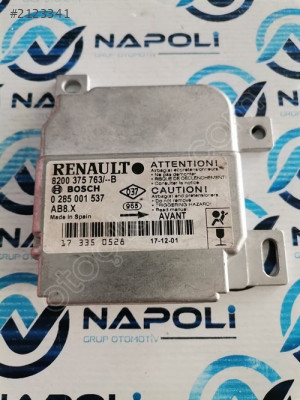 8200375763 RENAULT CLİO II AİRBAG BEYNİ 2000/2023