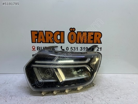 DACİA DUSTER ÖN SOL FAR ORJİNAL FULL LED