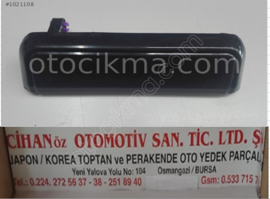 Suzuki Alto Ön Sağ Dış Kapı Kolu