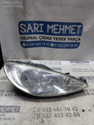 ÇIKMA PEUGEOT 206 SAĞ ÖN FAR