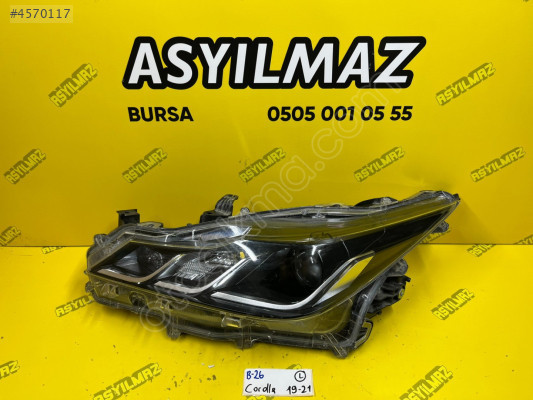 COROLLA SOL FAR (ORJİNAL) 2019 - 2024