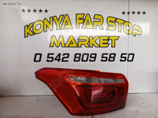 Citroen c elysee sol arka stop