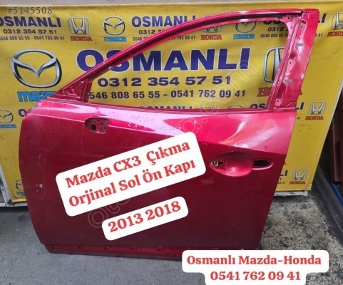 Mazda CX3  Çıkma Orjinal Sol Ön Kapı