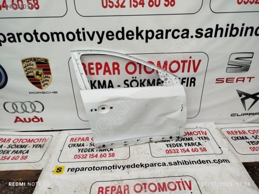 Renault fluence sağ ön kapı beyaz orijinal çıkma