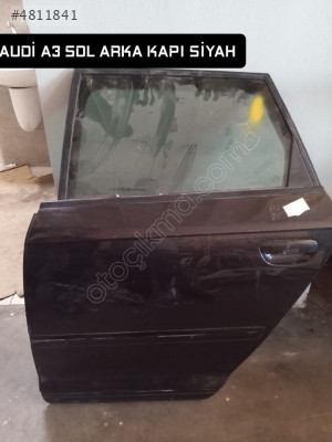 audi a3 sol arka kapı siyah orjinal sükme çıkma