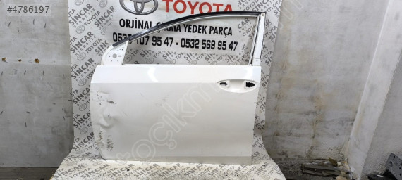 TOYOTA COROLLA 2013 2018 SOL ÖN KAPI ÇIKMA ORJİNAL