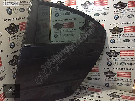 BMW 3 SERİSİ E46 SOL ARKA SİYAH DOLU KAPI