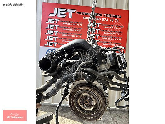1.4 TSI CAX KODLU KOMPLE DOLU MOTOR 122 HP SCIROCCO GOLF JET