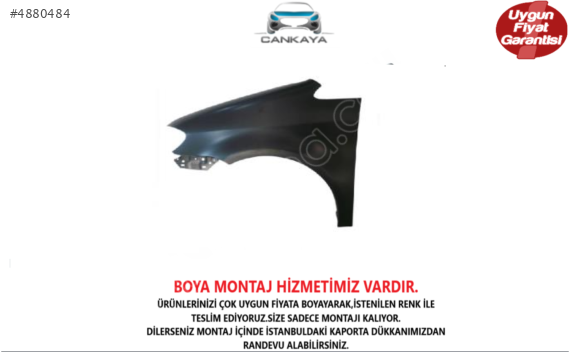 ÖN ÇAMURLUK SOL CADDY 2004-