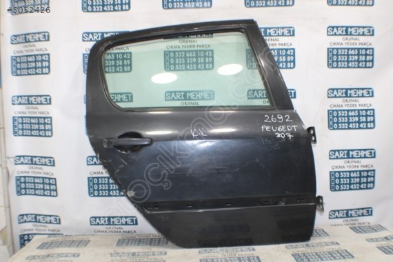 ÇIKMA PEUGEOT 307 SAĞ ARKA KAPI 2692