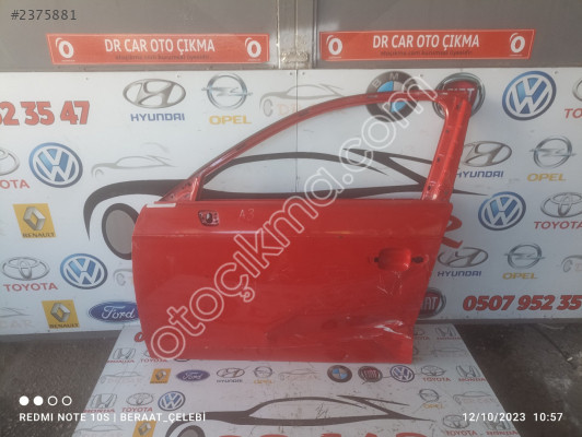 AUDİ A3 SOL ÖN KAPI ÇIKMA PARÇA