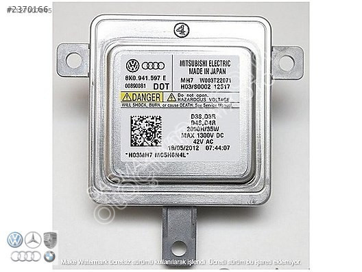Audi A5 2008-2015 8K0941597E FAR BEYNİ SIFIR