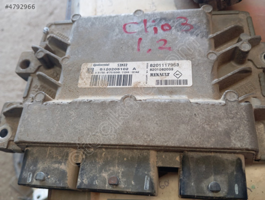 Renault Clio 3.Motor beyni 8201117953