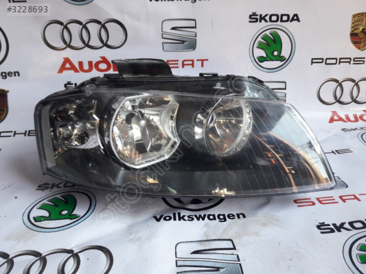 AUDİ A3 ORJİNAL ÇIKMA SAĞ ÖN FAR