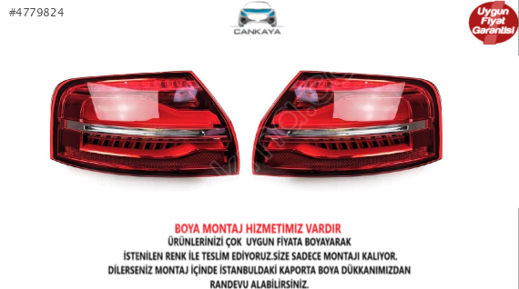 DIŞ STOP LAMBASI SOL--SAĞ A8 2014  ORJINAL