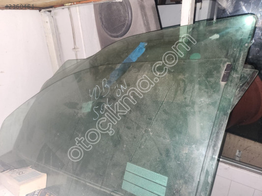 fiat doblo orjinal çıkma sol ön kapı camı