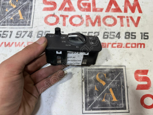 ÇIKMA AUDİ A3 FAR ANAHTARI 8V0941531AE
