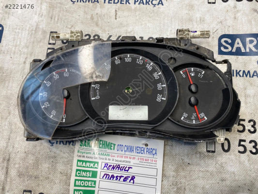 ÇIKMA RENAULT MASTER KİLOMETRE SAATİ