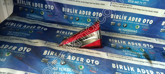 Skoda Super b sol arka bagaj stopu