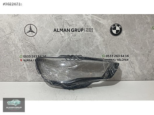 AUDİ A3 SAĞ FAR CAMI SIFIR 2013-2016