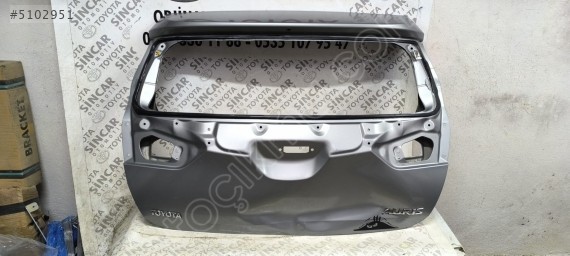 SİNCAR OTODAN TOYOTA AURİS 2013 2018 BAGAJ KAPAĞI ÇIKMA