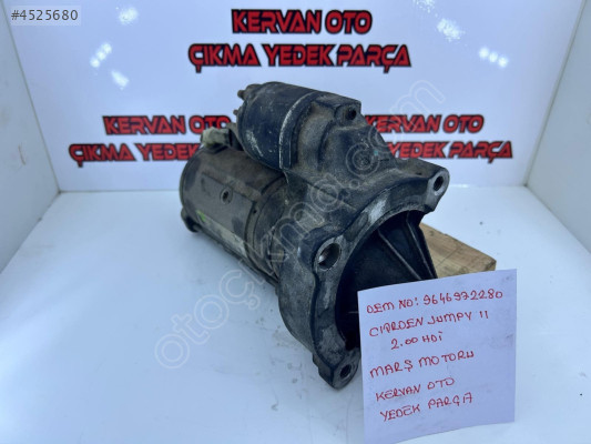 CİTROEN JUMPY 11 2.0 HDI MARŞ MOTORU