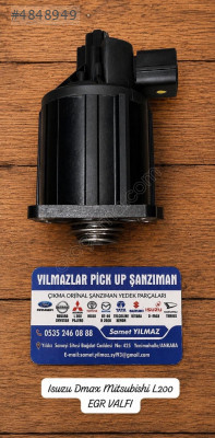 Isuzu dmax EGR valfi 050626