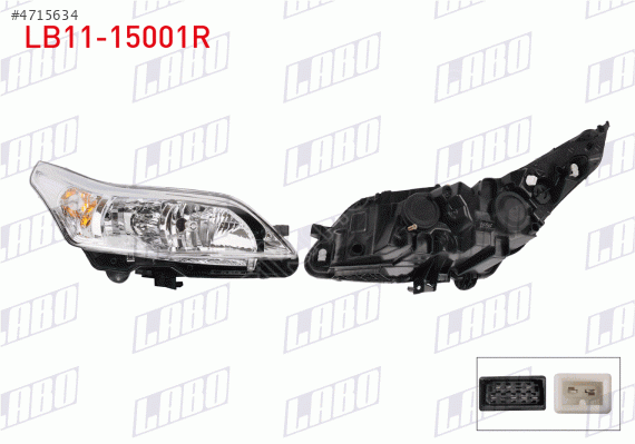 6206L4 FAR SAG CITROEN C4 08-