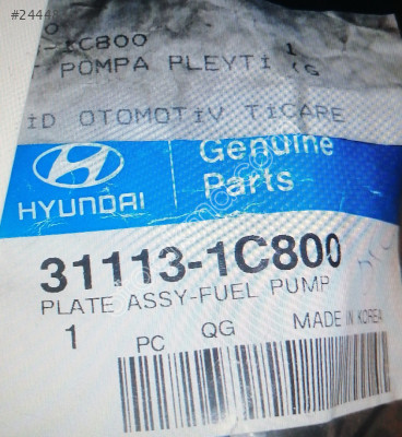 HYUNDAI GETZ YAKIT POMPA PLEYTİ
