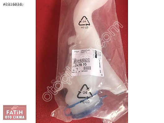PEUGEOT PARTNER BERLİNGO CAM SU DEPO BORUSU 643995