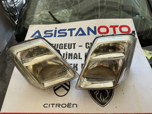 Citroen c2 sol ön far çıkma