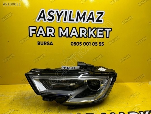 AUDİ A3 SOL FAR (ORJİNAL) - 8V0941043E