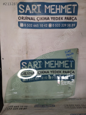 ÇIKMA ORJİNAL FİAT PALİO SOL ÖN KAPI CAMI