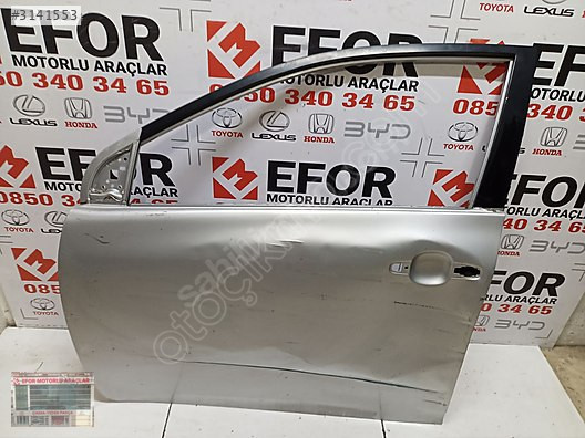 TOYOTA COROLLA SOL ÖN KAPI ÇIKMA ORİJİNAL PARÇA 2007-2012
