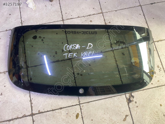 OPEL CORSA D TEK KAPI BAGAJ CAMI ÇIKMA ORJİNAL