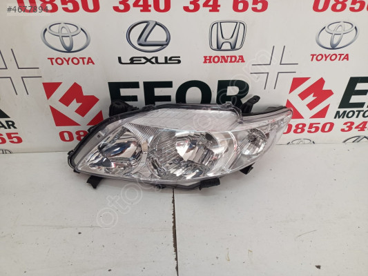 TOYOTA COROLLA ORJİNAL ÇIKMA SOL FAR 07