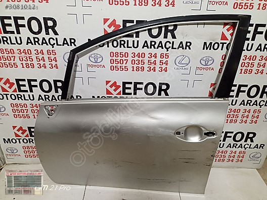 TOYOTA AURİS SOL ÖN KAPI ÇIKMA ORİJİNAL PARÇA 2007-2012