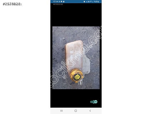 Fiat palio yedek su deposu