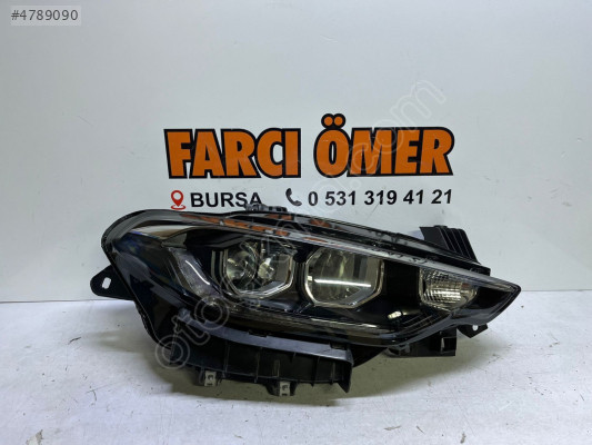 FİAT EGEA SAĞ ÖN FAR ORJİNAL LEDLİ MERCEKLİ