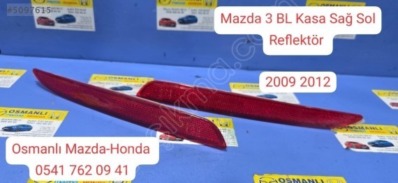 Mazda 3 BL Kasa Sağ Sol Reflektör   2009 2012