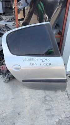 PEUGEOT 206 SAĞ ARKA KAPI ÇIKMA ORJİNAL