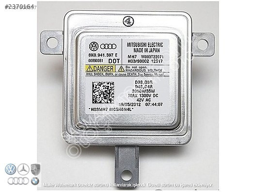 Audi A4 2008-2015 8K0941597E FAR BEYNİ SIFIR