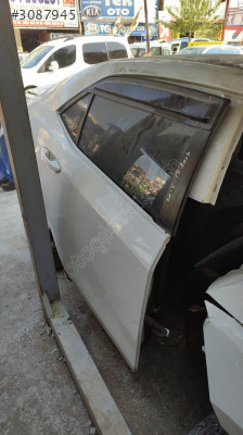 2013-2017 TOYOTA COROLLA ARKA KAPI (SEDEF BEYAZ) -DOLU-