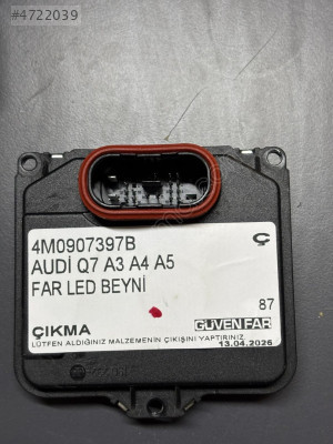 AUDİ Q7 A3 A4 A5 FAR LED BEYNİ 4M0907397B Ç