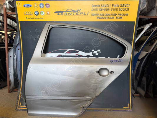 SKODA OCTAVİA SOL ARKA KAPI 2005-2009 ÇIKMA ORİJİNAL