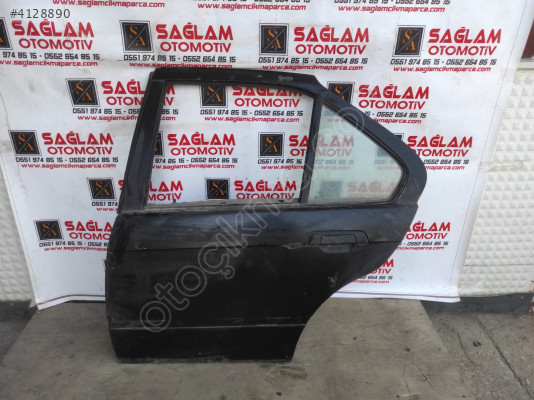 ÇIKMA BMW E34-E-34 SOL ARKA KAPI KELEBEK CAMI