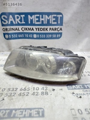 ÇIKMA AUDİ A4 B6 2000-2006 SOL ÖN FAR