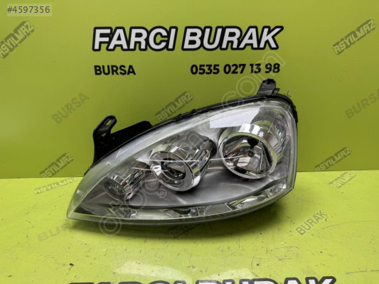 CORSA C SOL MERCEKLİ FAR SIFIR İTHAL 2003-2005