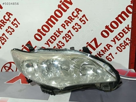 TOYOTA COROLLA ORJİNAL ÇIKMA FAR 2011/2012 MODEL
